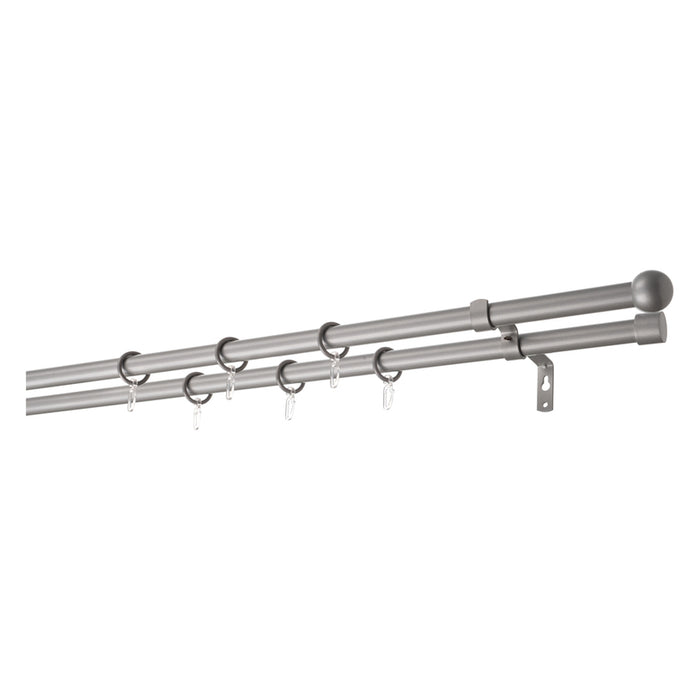 DOUBLE EXTENDABLE CORNER GARDINIA MIRA 160-300 CM SM.MAT