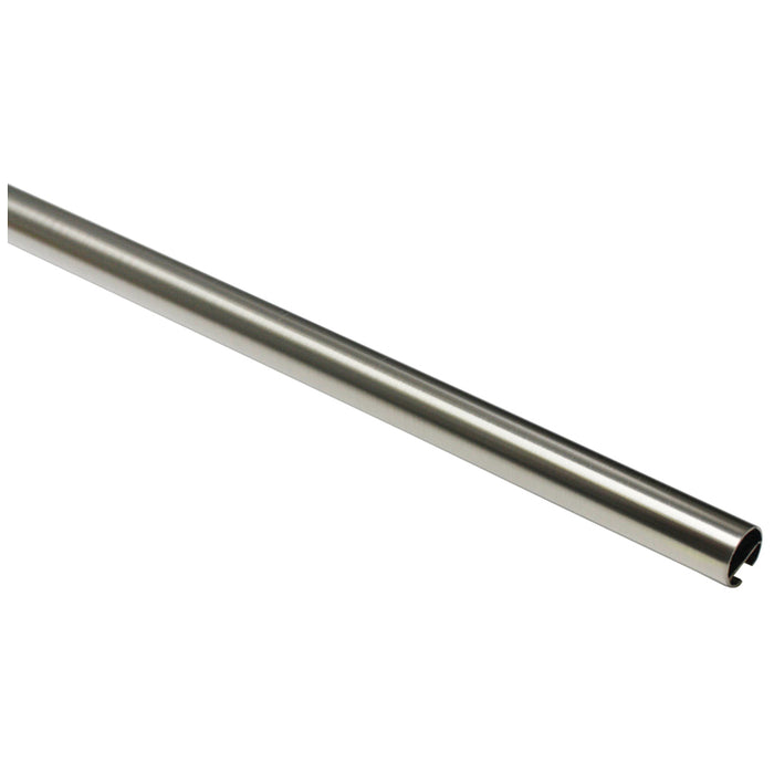 CORNICE PROFILE GARDINIA CHICAGO 240 CM STEEL OPTIC