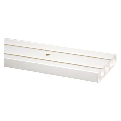 DOUBLE-CHANNEL PVC GARDINIA MOLDING 210 CM.