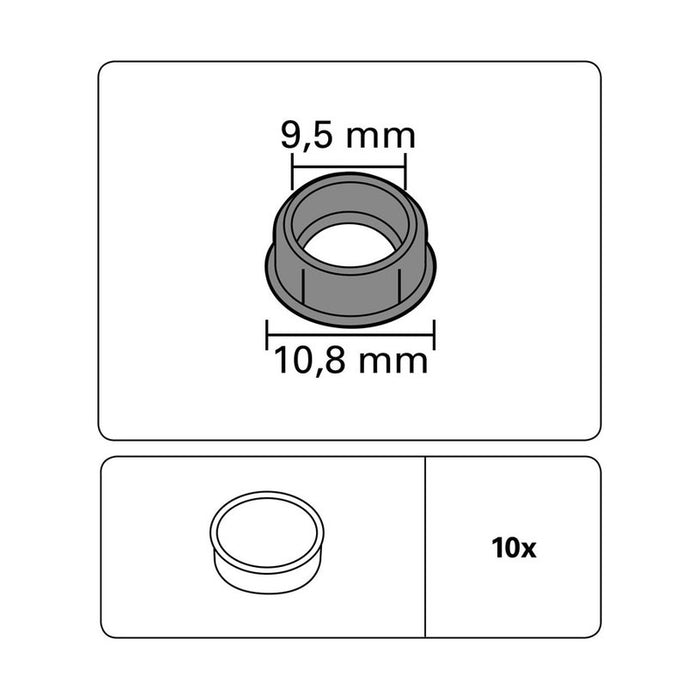 ACCESSORY PAD FOR PVC MOLDING 10 PCS. GARDINIA