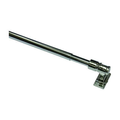 GARDINIA CALIFORNIA EXTENDED CORNICE 75-135 CM. CHROME