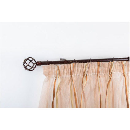 EXTENDED CORNER GARDINIA SVANNA 110-200 CM. BROWN-GOLD
