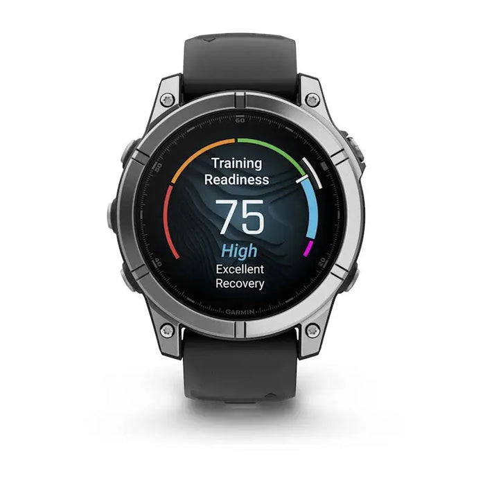 Garmin Fenix E 3.3 cm (1.3’’) AMOLED 47 mm Digital 416 × 416 pixels Touchscreen Stainless steel Wi-Fi GPS (satellite)