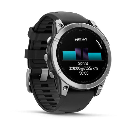 Garmin Fenix E 3.3 cm (1.3’’) AMOLED 47 mm Digital 416 × 416 pixels Touchscreen Stainless steel Wi-Fi GPS (satellite)