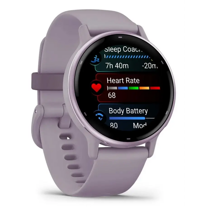 Garmin Vivoactive 5 3.05 cm (1.2’’) AMOLED Digital 390 x 390 pixels Touchscreen Violet Wi-Fi GPS (satellite) - Sports