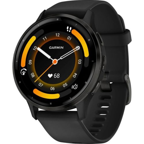 Garmin Venu 3 Smart Watch 45mm, GPS, reinforced polymer Stainless Steel Black EU