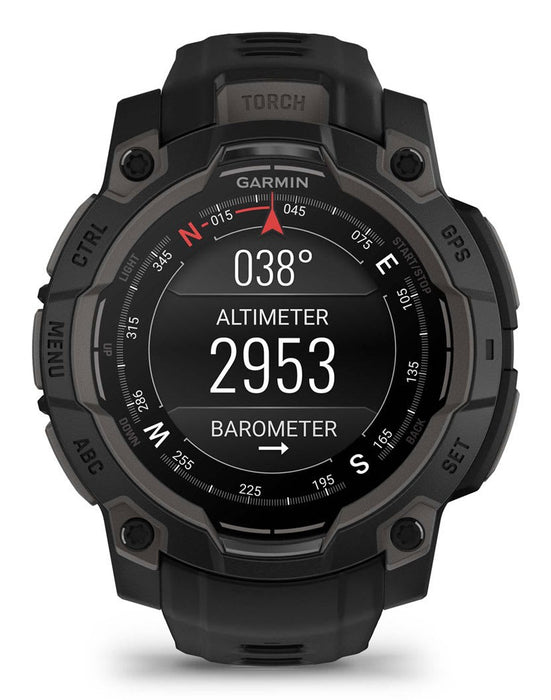 Garmin Instinct 3 AMOLED 3.05 cm (1.2") 45 mm Digital 390 x 390 pixels Touchscreen Black GPS (satellite)