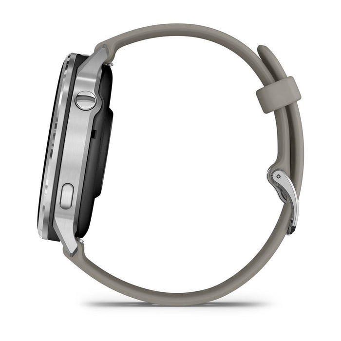 Garmin Venu 4 3.56 cm (1.4") AMOLED 45 mm Digital 454 x 454 pixels Touchscreen Silver Wi-Fi GPS (satellite)