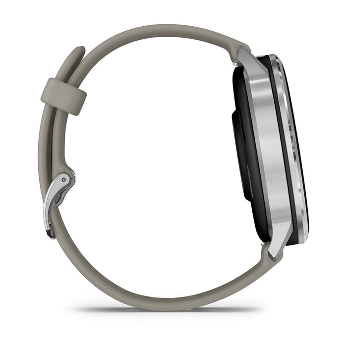Garmin Venu 4 3.56 cm (1.4") AMOLED 45 mm Digital 454 x 454 pixels Touchscreen Silver Wi-Fi GPS (satellite)
