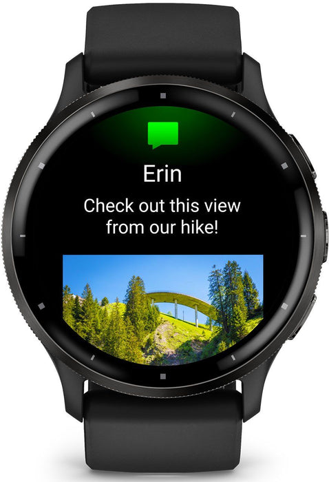 Garmin Venu 3 Smart Watch 45mm, GPS, reinforced polymer Stainless Steel Black EU