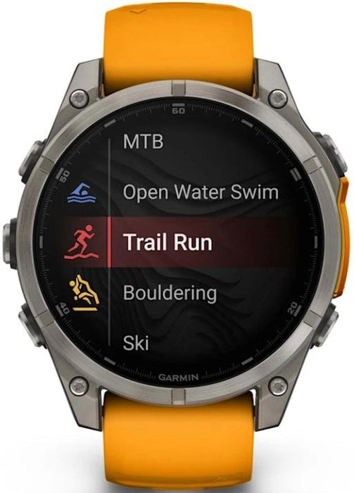 Smartwatch GARMIN Fénix 8 AMOLED Orange 1,4" Ø 46 mm Ø 47 mm