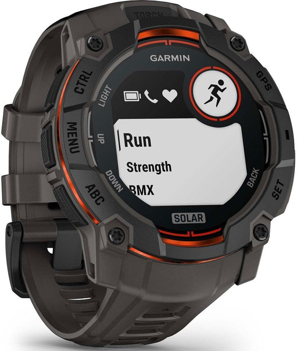 Smartwatch GARMIN Instinct 3 Solar GPS 50mm Black 1,3"