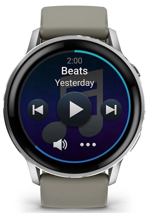 Garmin Venu 4 3.56 cm (1.4") AMOLED 45 mm Digital 454 x 454 pixels Touchscreen Silver Wi-Fi GPS (satellite)