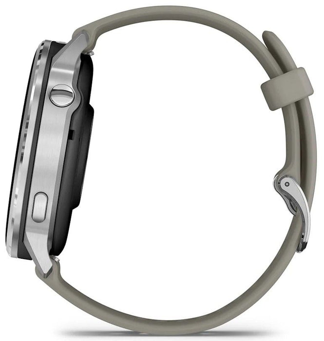 Garmin Venu 4 3.56 cm (1.4") AMOLED 45 mm Digital 454 x 454 pixels Touchscreen Silver Wi-Fi GPS (satellite)