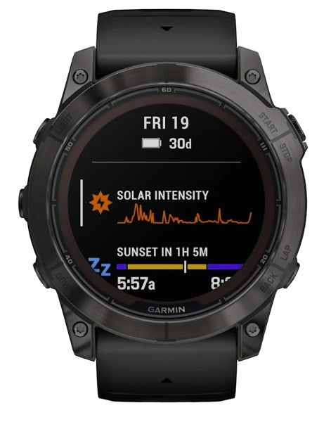 Garmin fēnix 7X Pro 3.56 cm (1.4") MIP 51 mm Digital 280 x 280 pixels Touchscreen Black Wi-Fi GPS (satellite)