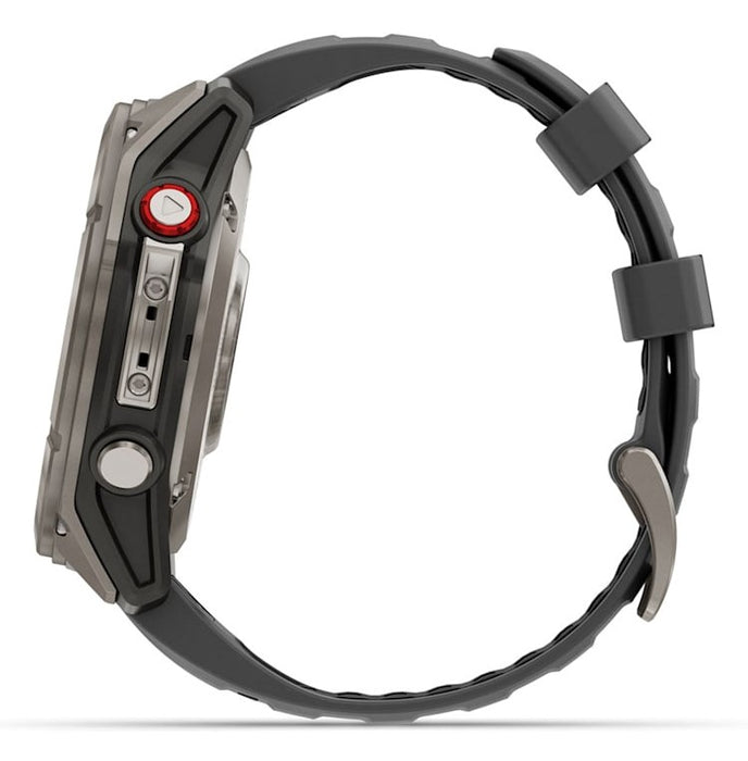 Garmin fēnix 8 Pro 3.56 cm (1.4") AMOLED 51 mm Digital 454 x 454 pixels Touchscreen Graphite, Titanium Wi-Fi GPS (satellite)