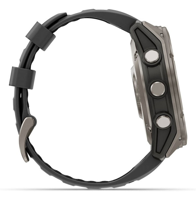 Garmin fēnix 8 Pro 3.56 cm (1.4") AMOLED 51 mm Digital 454 x 454 pixels Touchscreen Graphite, Titanium Wi-Fi GPS (satellite)
