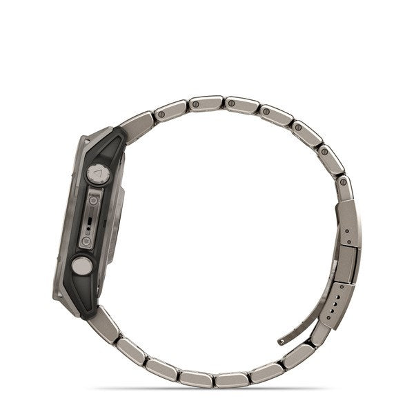 Garmin Fenix 8 3.56 cm (1.4") AMOLED 47 mm Digital 454 x 454 pixels Touchscreen Titanium Wi-Fi GPS (satellite)