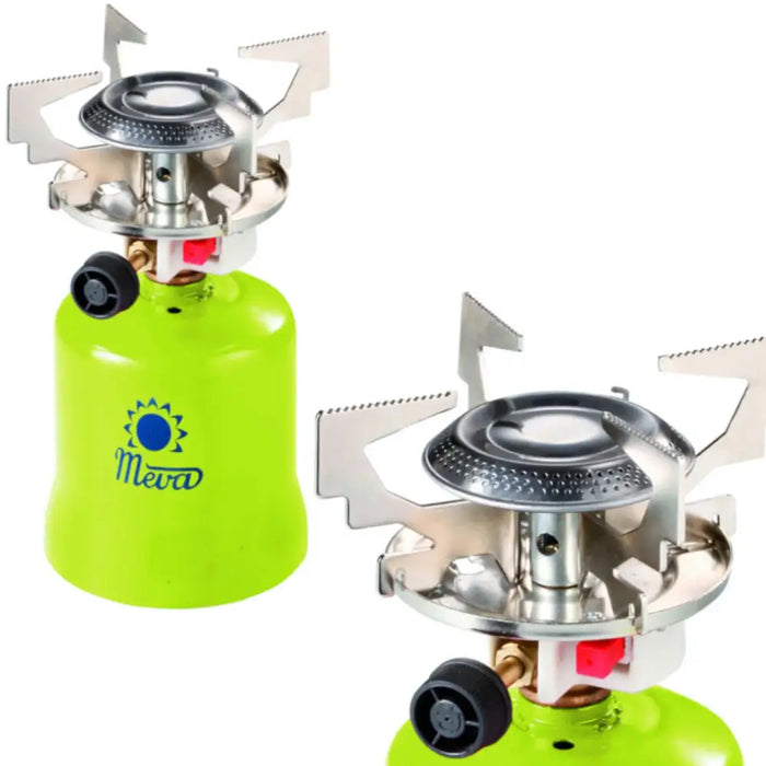Gas camping stove with punctured gas cartridges FOCUS piezo igniter 1.4kW - Others<<<HurtelXML