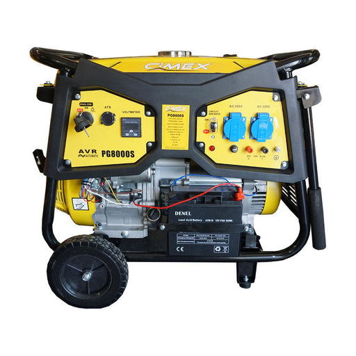 GASOLINE GENERATOR CIMEX PG8000S 6000 W - Електрогенератори<<<Големи машини<<<Инструменти и