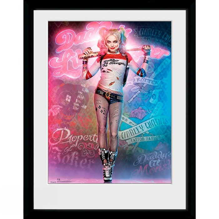 GBEYE DC COMICS - Framed print ’Harley Quinn Suicide Squad’ (30x40) - Дрехи и аксесоари<<<Геймърска периферия<<<ValiAPI