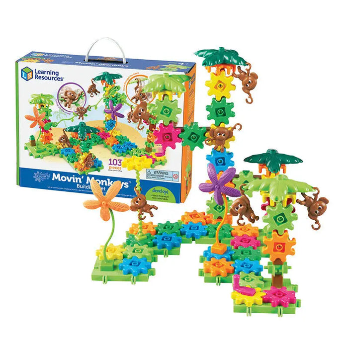 Gears! Movin’ Monkeys Building Set Learning Resources LER 9119 - Educational and interactive<<<Toys<<<InnproXML