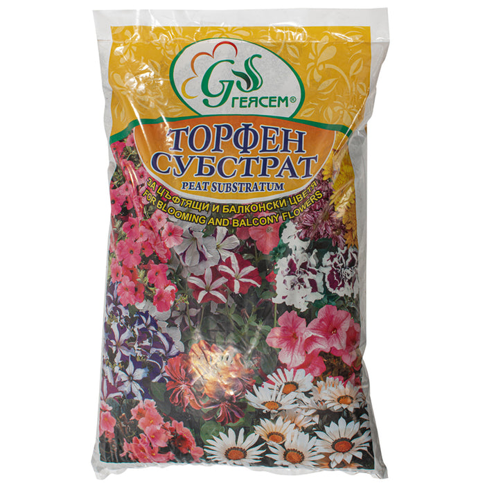 MANURE SUBSTRATE FOR FLOWERING PLANTS 10L GEASEM