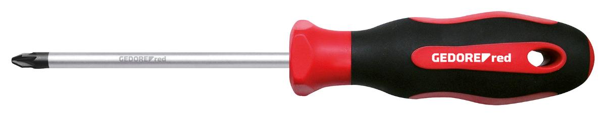 CROSS SCREWDRIVER PZ2 GEDORE RED