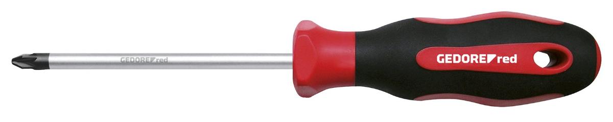 CROSS SCREWDRIVER PZ3 GEDORE RED