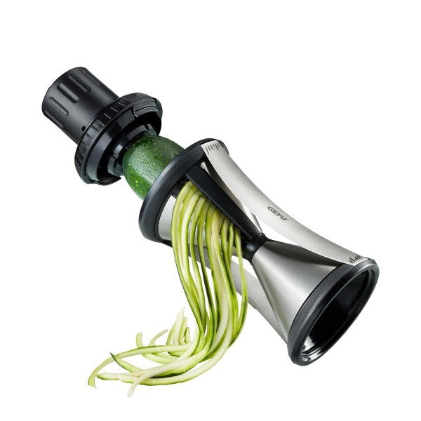 GEFU SPIRELLI XL slicer Manual Black, Stainless steel Plastic, Stainless steel