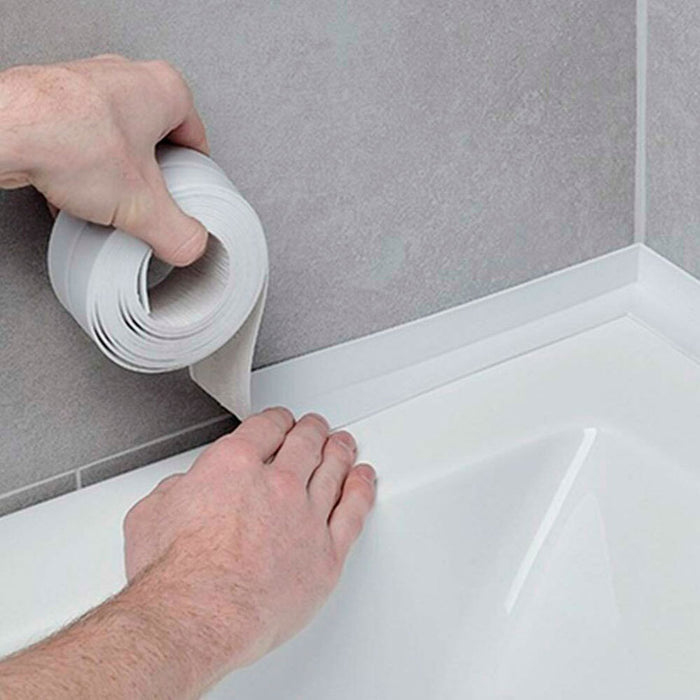 WATERPROOF MOLDING FOR BATHROOM CORNERS 2.4 M/40 MM GEKO