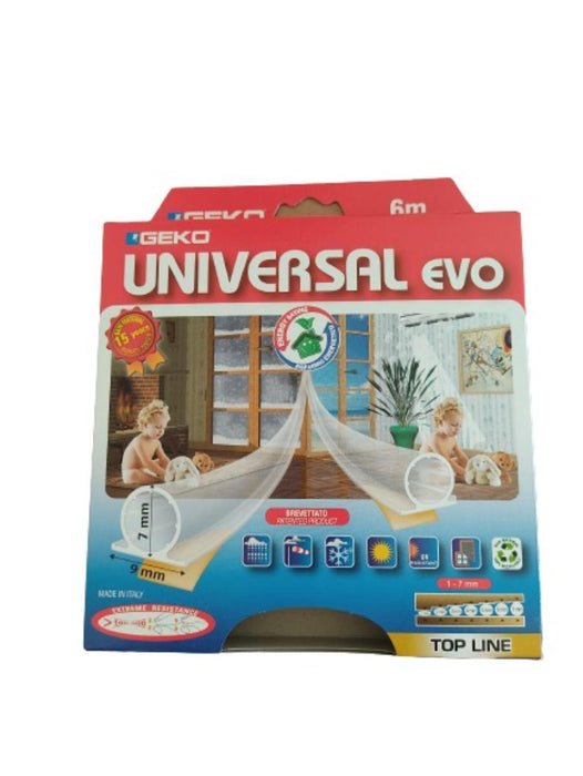 Draught excluder Geko Transparent 6 m