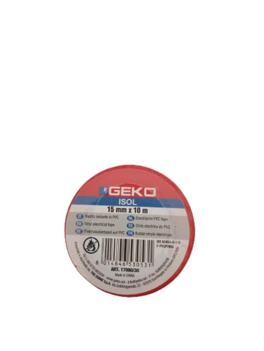 INSULATION TAPE 10M 15MM RED