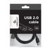 Gembird CCP-USB2-AMAM-6 USB cable USB 2.0 1.8 m USB A Black - USB cablesKBA-USB<<<Cables and adaptersKBA<<<ActionPL