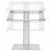 Gembird NBS-D1-02 laptop stand Silver 39.6 cm (15.6’’) - Stands for notebooksCHL-POD<<<CoolingCHL<<<ActionPL