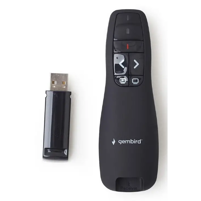 Gembird WP-L-12 remote control IR Wireless Projection screen Press buttons - Accessories