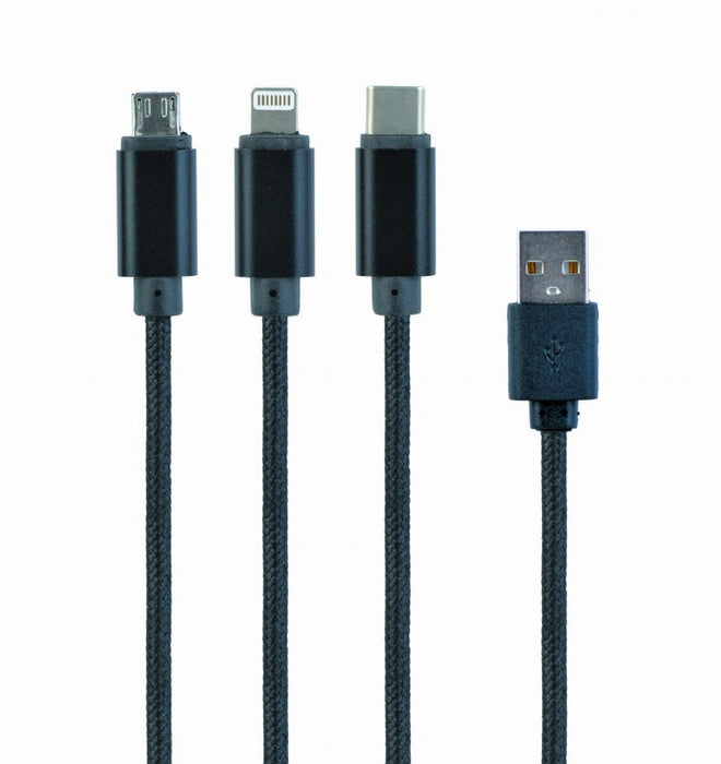 Gembird USB Charging Cable 3 in 1 CC-USB2-AM31-1M