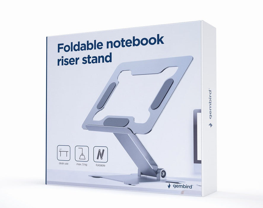 Gembird NBS-D1-03 laptop stand Silver 39.6 cm (15.6")