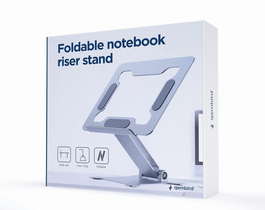 Gembird NBS-D1-03 laptop stand Silver 39.6 cm (15.6")