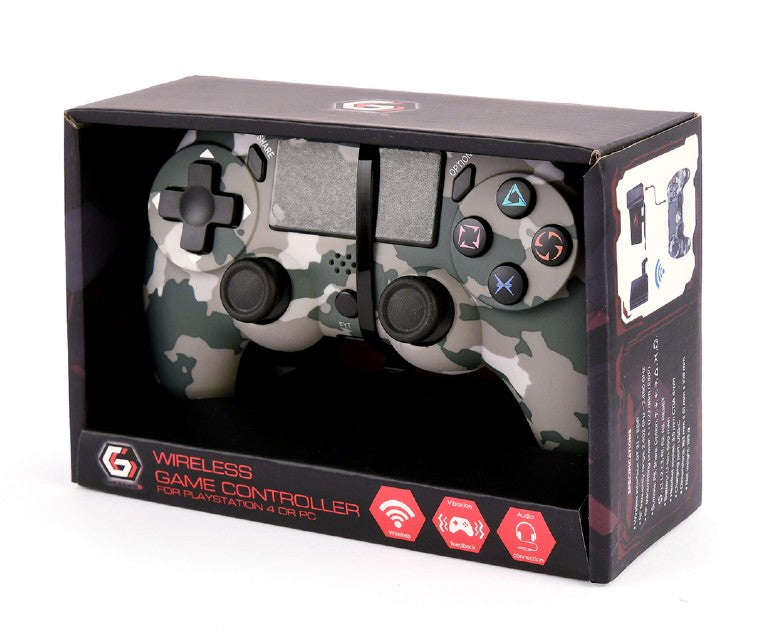 Gembird Wireless Joystick for PlayStation 4 or PC, Camouflage