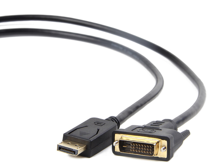 DisplayPort to DVI Adapter GEMBIRD 8716309078931 1080 px 1,8 m Black 1,8 m