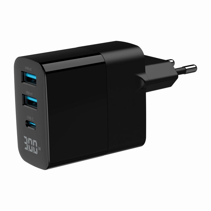 Wall Charger GEMBIRD TA-UC-PDQC30LCD-BK-02