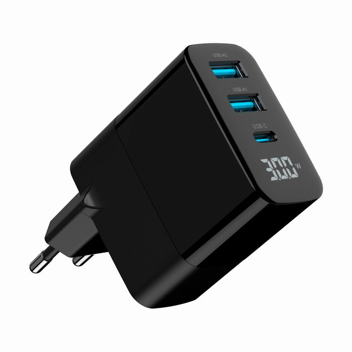 Wall Charger GEMBIRD TA-UC-PDQC30LCD-BK-02