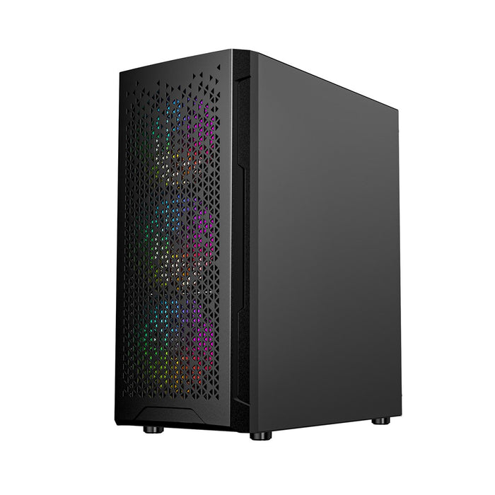 Gembird CCC-FC-400X Gaming ARGB computer case Fornax 400X, black