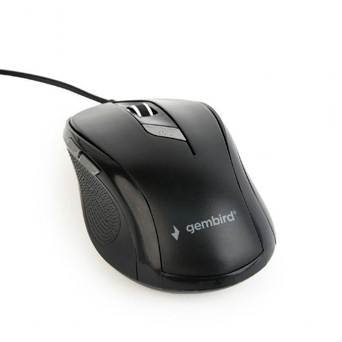 Mouse GEMBIRD MUS-6B-01 Black (1 Unit)