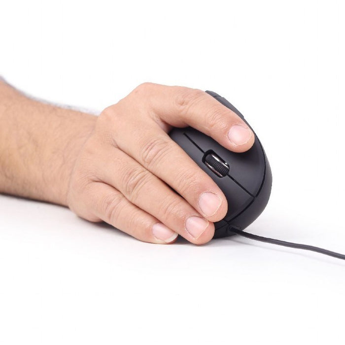 Mouse with Cable and Optical Sensor GEMBIRD MUS-ERGO-01 3200 DPI Black