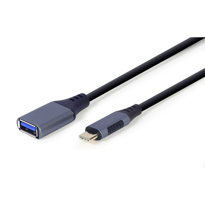USB A to USB-C Cable GEMBIRD A-USB3C-OTGAF-01 Grey