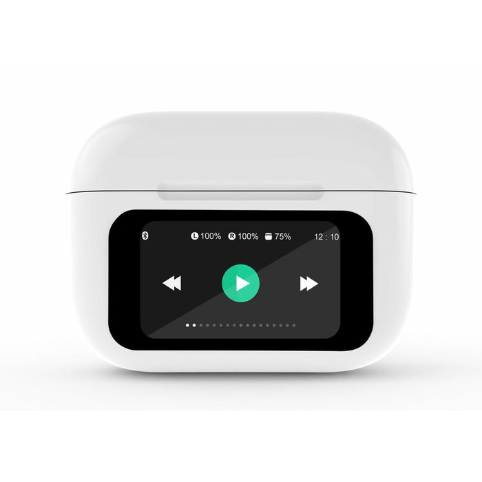 Headphones GEMBIRD TWS-LCD-ANC-01-W White