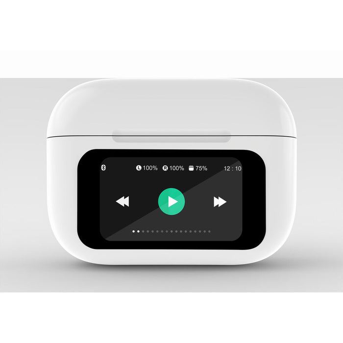 Headphones GEMBIRD TWS-LCD-ANC-01-W White