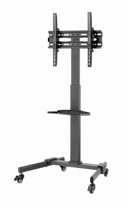 Gembird TVS-55T-01 TV floor stand with caster wheels (tilt), 32" - 55", black